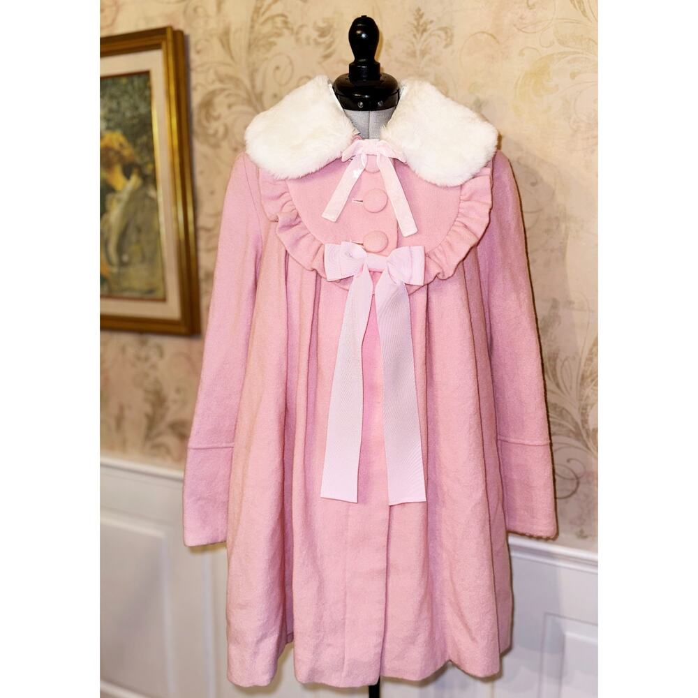 Angelic Pretty Marianne Coat Pink Sweet Lolita J Fashion Kawaii Dollcore Japan - Picture 3 of 16